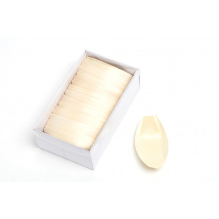 Box 100 barchette in legno 14x8 cm