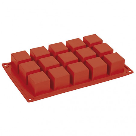 Pavoni Stampo in silicone cubo 15 impronte