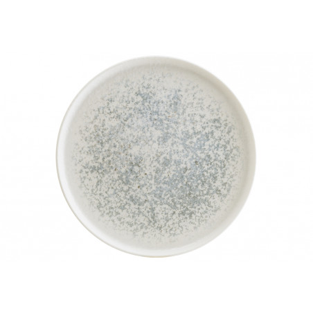 Piatto piano con bordo cm 22 Lunar Ocean