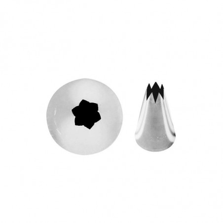 Bocchetta inox foro stella