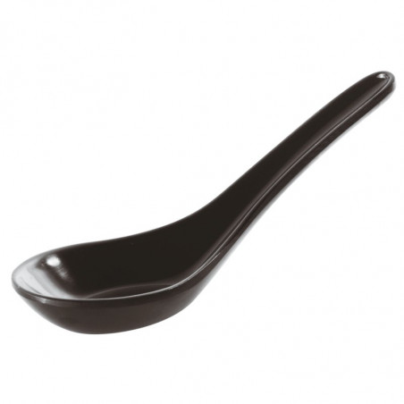 Cucchiaino finger food melamina nero