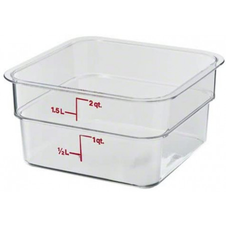 Cambro Contenitori quadrati in policarbonato, varie misure