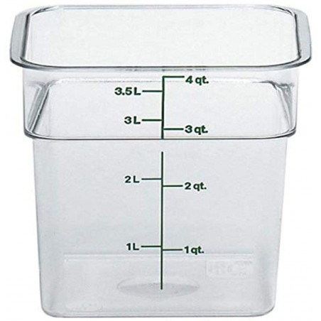 Cambro Contenitori quadrati in policarbonato, varie misure