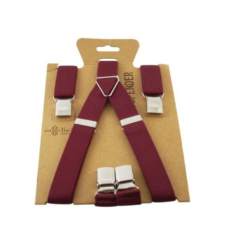 Bretelle in cotone rosse