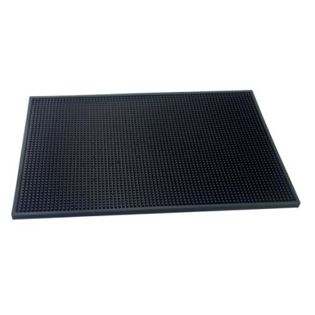 Tappetino poggia bicchieri nero cm 45x30