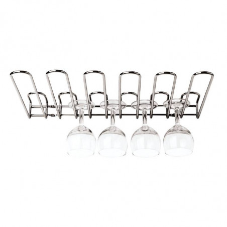 Rastrelliera porta bicchieri fissaggio murale