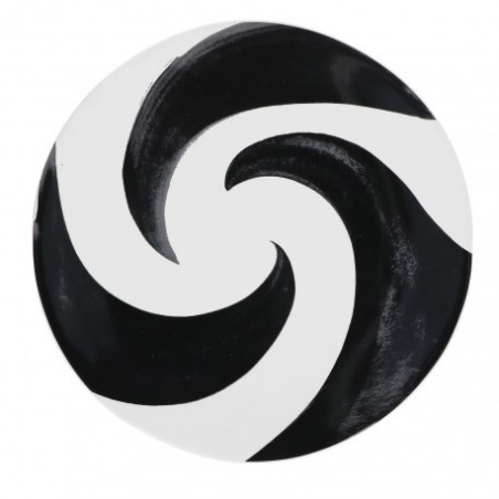 Piatto piano cm 27,5 Noir Vortex