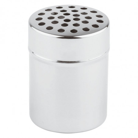 Spargizucchero in acciaio, fori grandi