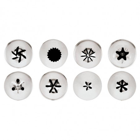 Bocchette assortiteinox 8 pz