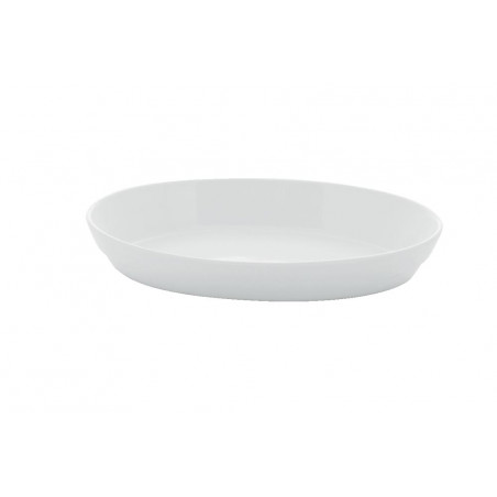 Pirofila ovale bianca 36x22x5,4