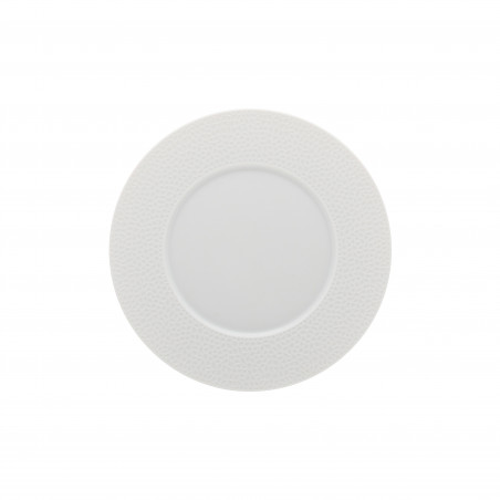 Piatto piano cm 24 Collection "L" Fragments Bianco