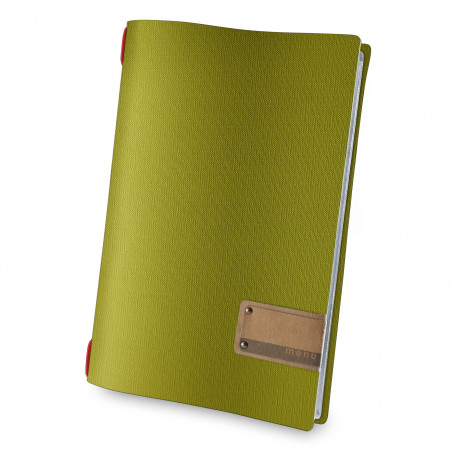 Dag Style Porta menù A4 menu juta Verde