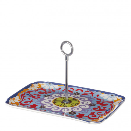 Nador vassoio rettangolare con manico 20x27 cm