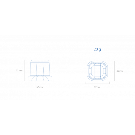 Produttore di ghiaccio a cubetto pieno 54 Kg