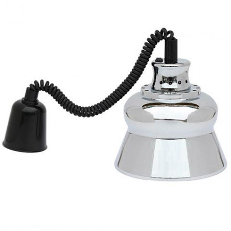 Lampada scalda buffet cromata