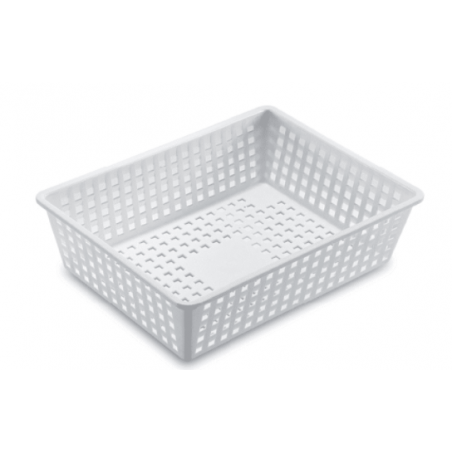 Cesta rettangolare forata 50x34x11