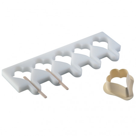 Stampo gelato ventaglio su stecco  winter ice