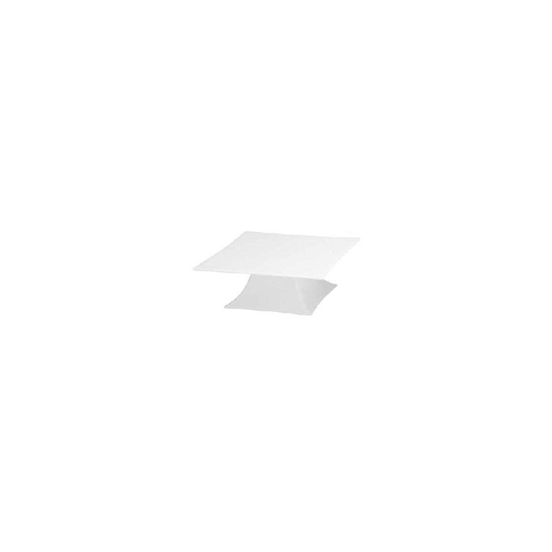 Alzata in policarbonato bianco cm 30x30