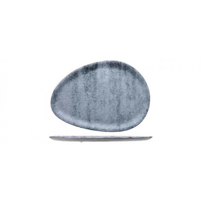 Vassoio ovale effetto cemento cm 34,8x24,9