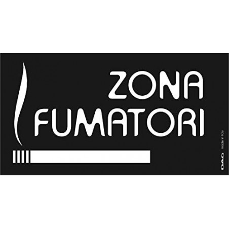Dag Style Pittogramma da parete zona fumatori 8x15