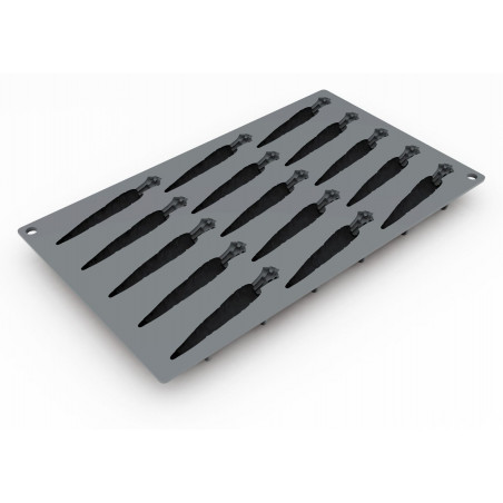 Pavoni Stampo Gourmand 15 impronte carota