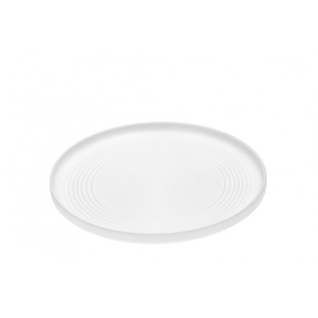 Piatto Sum.10 cm 30 con bordo Arte bianco Sumisura
