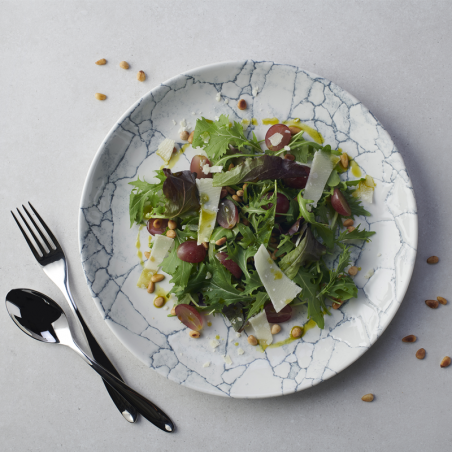 Servizio piatti Churchill Kintsugi Pearl Gray da 18