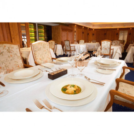 Servizio piatti Seltmann Diamant Diamond da 18 pezzi Porcellana Crema