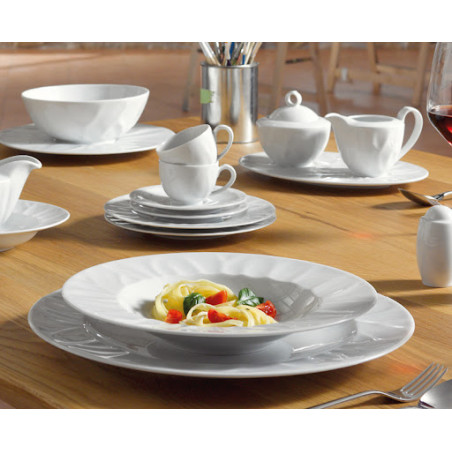 Servizio piatti Seltmann Venice da 18 pezzi Porcellana Bianchi