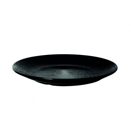 Vassoio tondo Rain cm 45x5,5 nero