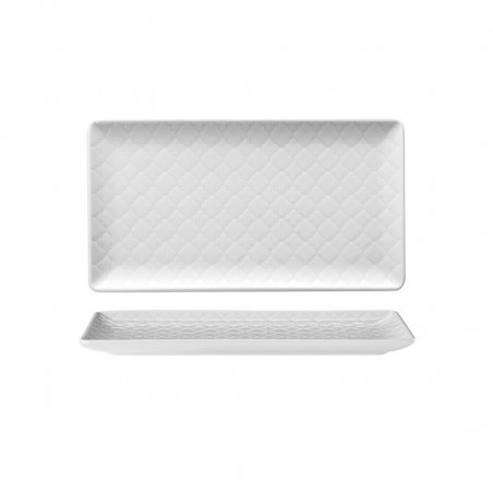 Piatto Marrakesh Bianco 24x13