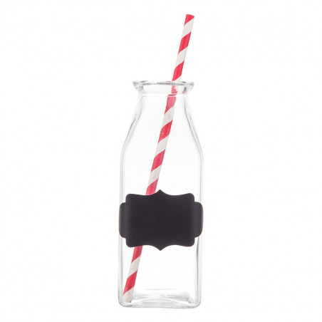 Etichette assortite per bottiglie finitura lavagna 48 pz
