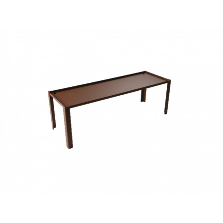 Abert Alzata Presentazione Domino Corten 20x60x20h