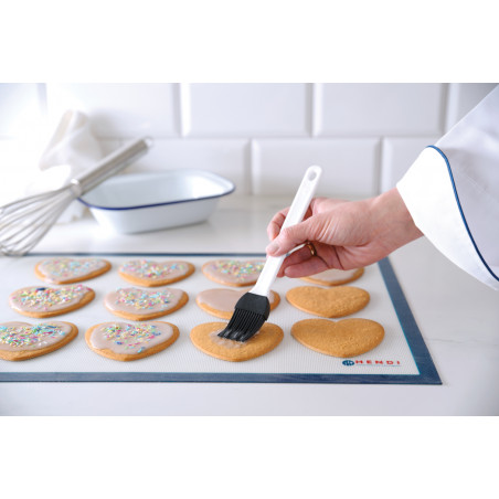 Pennello con setole in silicone 220x32