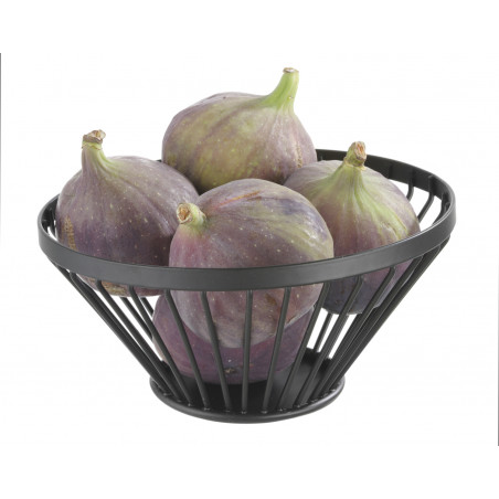 Cestino per frutta nero cm Ø15x8h