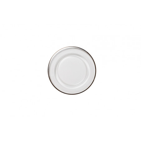 Piatto pane cm 15 filo platino