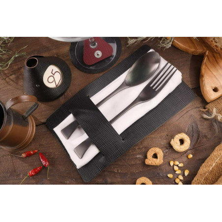 Dag Style - Conf. 4 Pz Porta Posate Juta Nero