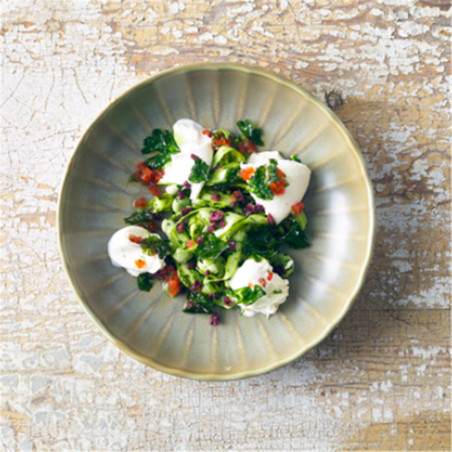 Piatto fondo cm 22,8 Terra Matt Grey