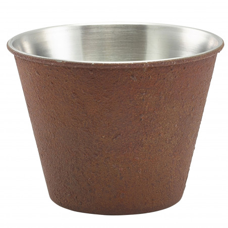 Ramekin in acciaio effetto ruggine 34 cl h 7,5