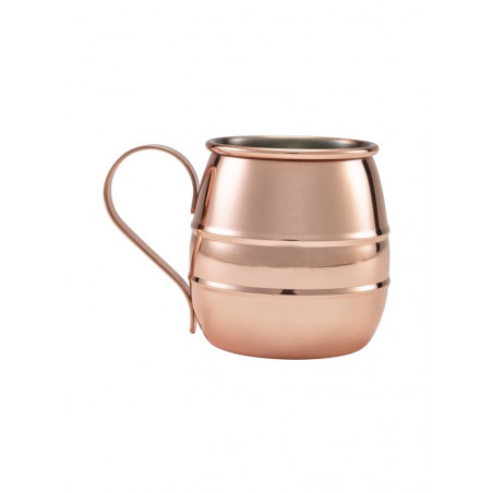 Burrel mug in rame lavorato cl 50