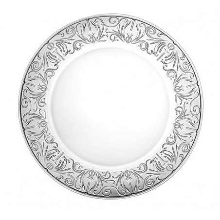 Piatto Burano cm 33 vetro trasparente