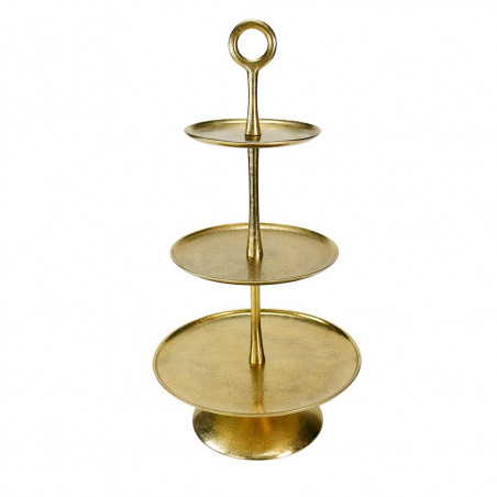 Alzata tre piani cm 72 Gold