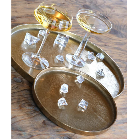 Vassoio tondo cm 38,5 Gold