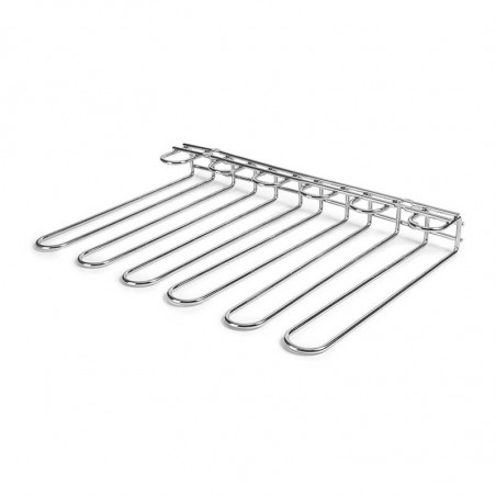 Rastrelliera Inox 5 Binari Doppio Fissaggio