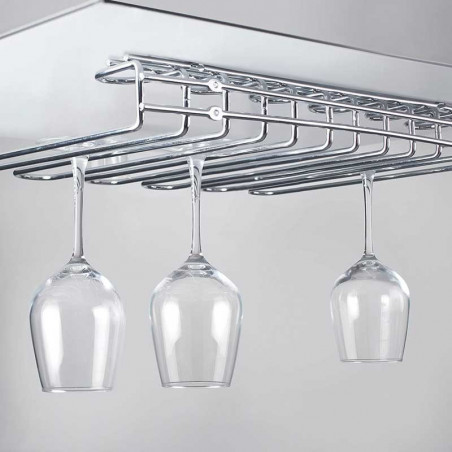 Rastrelliera Inox 5 Binari Doppio Fissaggio