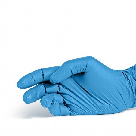 Guanti Nitrile Monouso 100 Pz. Blu Medium