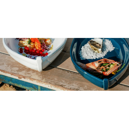 Piatto Barchetta Cm 30x15x4.5 Maris Blu