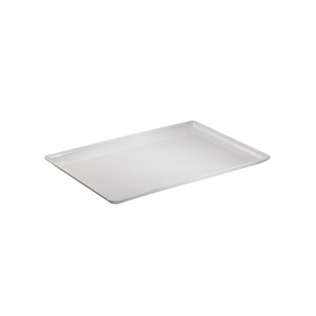 Vassoio Melamina Cm 25x17x2 Bianco