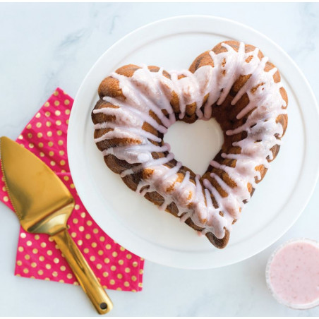Stampo Bundt Elegant Heart Nordic Ware
