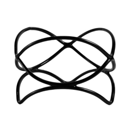 Alzata Universale Nera Cm 21x21x15h Antiscivolo